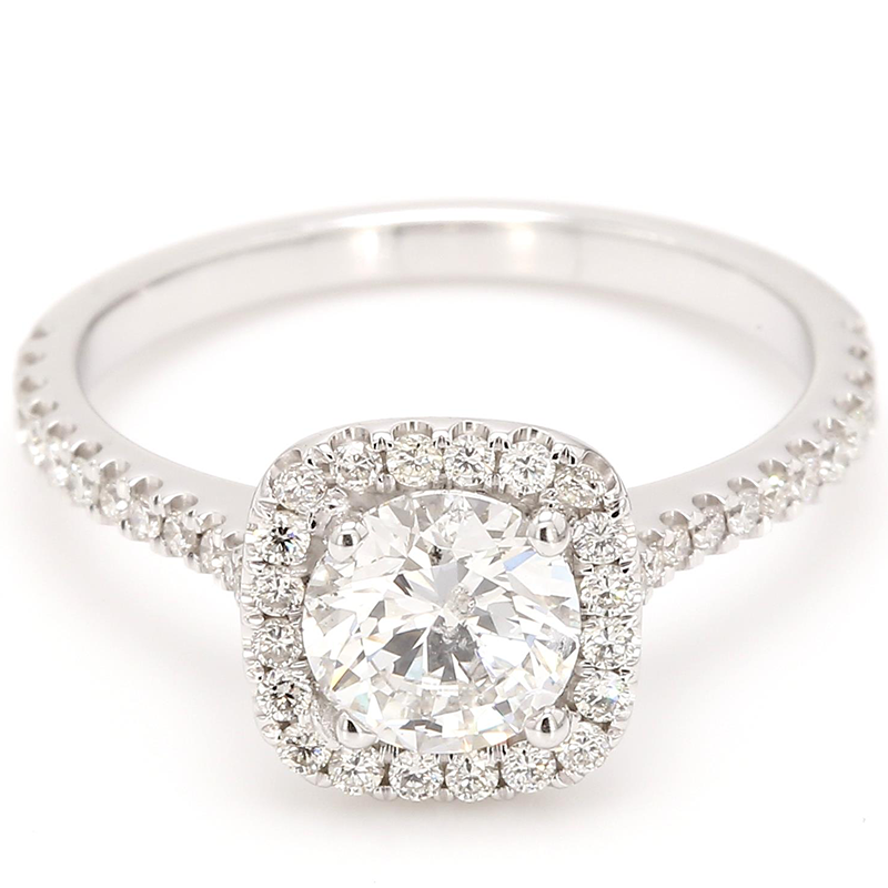 Sparkling Round Brilliant Canadian Diamond Engagement Ring